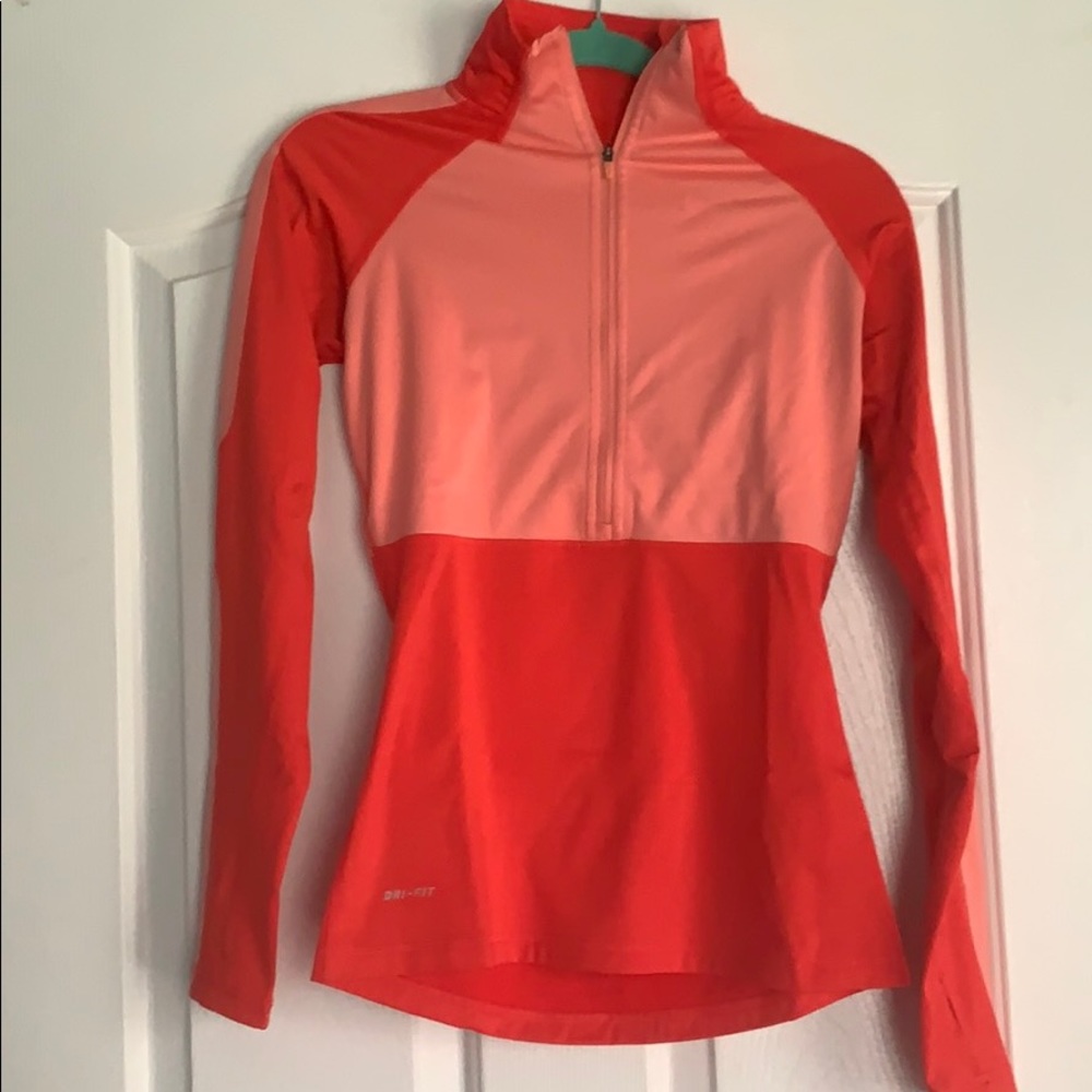 1/4 zip Nike Pro LS cold gear